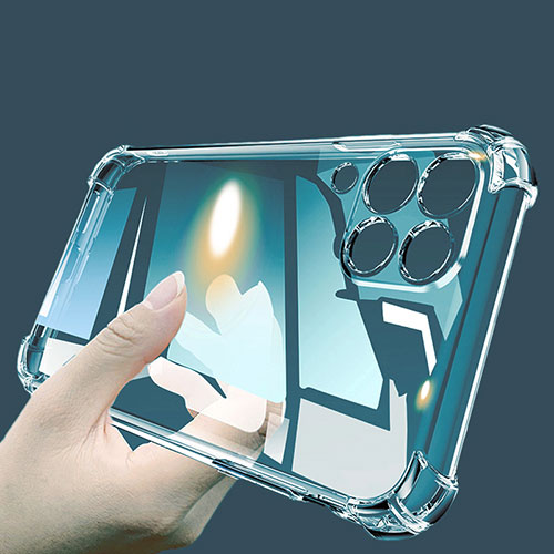 Ultra-thin Transparent TPU Soft Case T02 for Samsung Galaxy M33 5G Clear