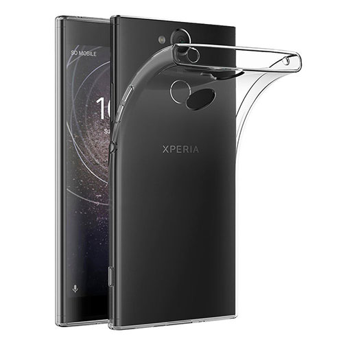 Ultra-thin Transparent TPU Soft Case T02 for Sony Xperia XA2 Plus Clear