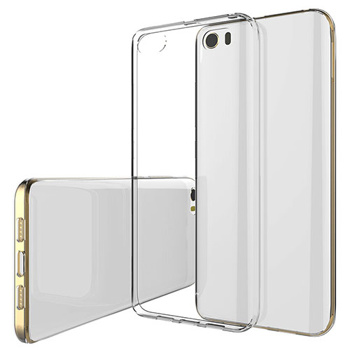 Ultra-thin Transparent TPU Soft Case T02 for Xiaomi Mi 5 Clear