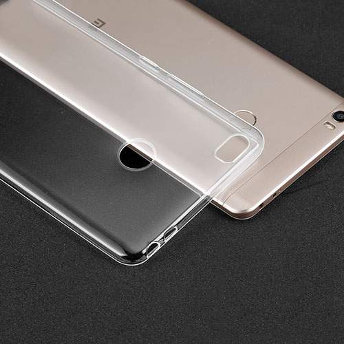 Ultra-thin Transparent TPU Soft Case T02 for Xiaomi Mi Max Clear