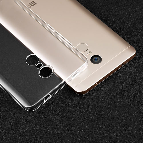 Ultra-thin Transparent TPU Soft Case T02 for Xiaomi Redmi Note 4 Clear