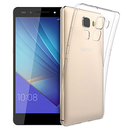 Ultra-thin Transparent TPU Soft Case T03 for Huawei Honor 7 Clear