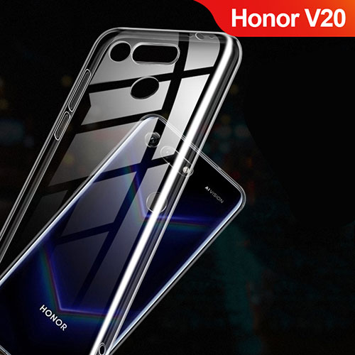 Ultra-thin Transparent TPU Soft Case T03 for Huawei Honor View 20 Clear
