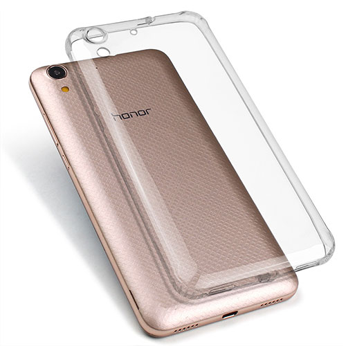Ultra-thin Transparent TPU Soft Case T03 for Huawei Y6 II 5 5 Clear