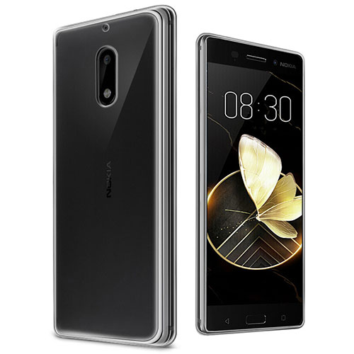 Ultra-thin Transparent TPU Soft Case T03 for Nokia 6 Clear