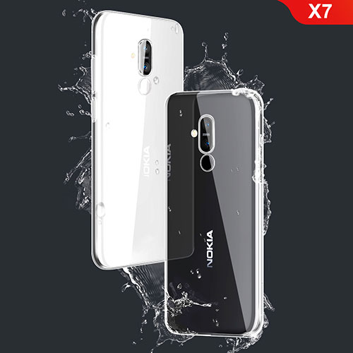 Ultra-thin Transparent TPU Soft Case T03 for Nokia X7 Clear