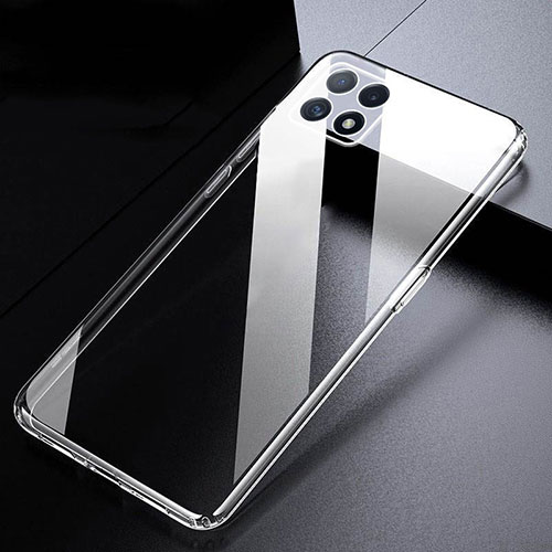 Ultra-thin Transparent TPU Soft Case T03 for Oppo A53 5G Clear