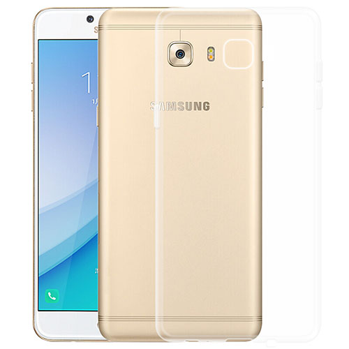 Ultra-thin Transparent TPU Soft Case T03 for Samsung Galaxy C5 Pro C5010 Clear