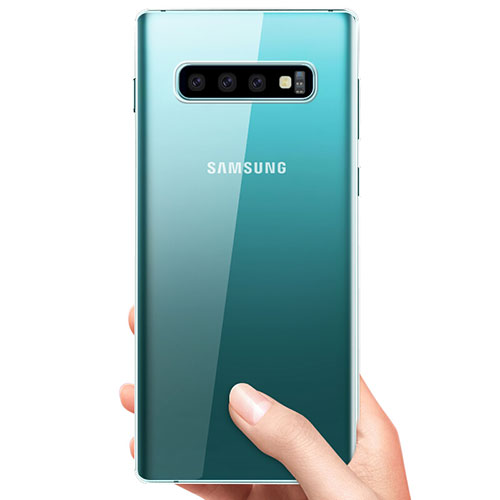 Ultra-thin Transparent TPU Soft Case T03 for Samsung Galaxy S10 Plus Clear