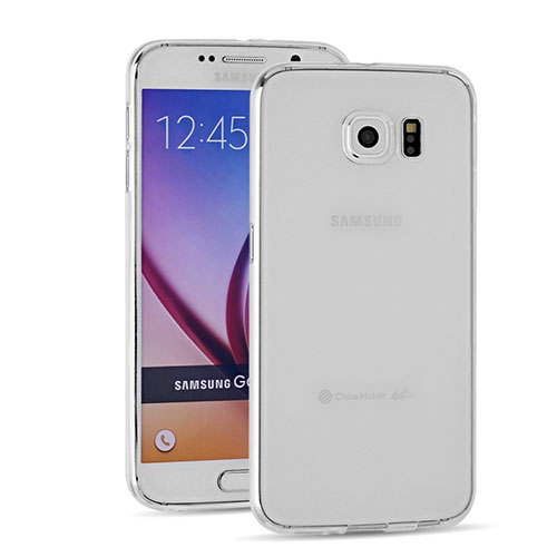 Ultra-thin Transparent TPU Soft Case T03 for Samsung Galaxy S6 SM-G920 Clear