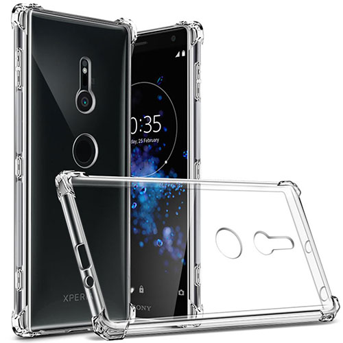 Ultra-thin Transparent TPU Soft Case T03 for Sony Xperia XZ2 Clear