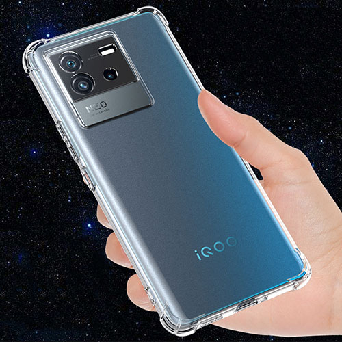 Ultra-thin Transparent TPU Soft Case T03 for Vivo iQOO Neo6 5G Clear