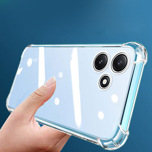 Ultra-thin Transparent TPU Soft Case T03 for Xiaomi Redmi 12 5G Clear