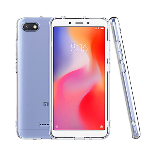 Ultra-thin Transparent TPU Soft Case T03 for Xiaomi Redmi 6A Clear