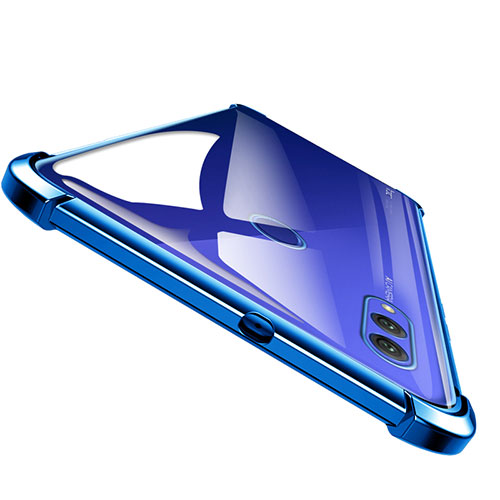 Ultra-thin Transparent TPU Soft Case T04 for Huawei Honor Note 10 Blue