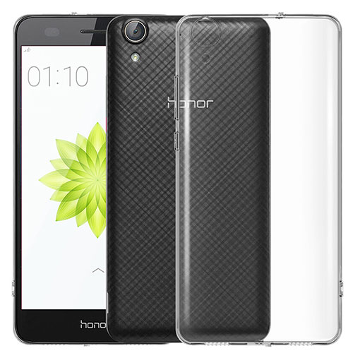 Ultra-thin Transparent TPU Soft Case T04 for Huawei Y6 II 5 5 Clear
