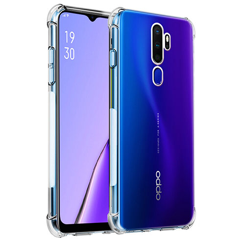 Ultra-thin Transparent TPU Soft Case T04 for Oppo A9 (2020) Clear