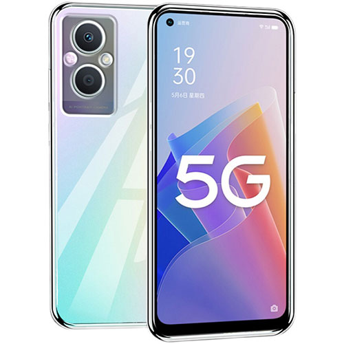 Ultra-thin Transparent TPU Soft Case T04 for Oppo Reno8 Lite 5G Clear