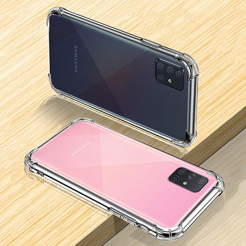 Ultra-thin Transparent TPU Soft Case T04 for Samsung Galaxy A71 4G A715 Clear