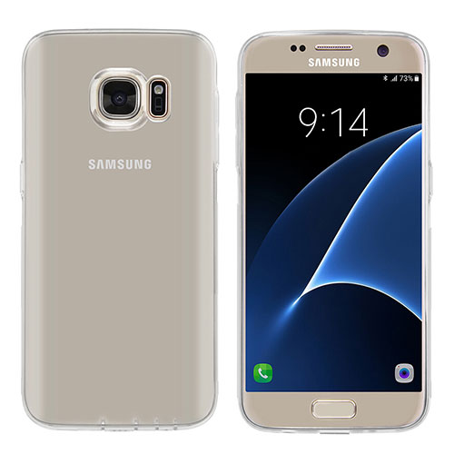 Ultra-thin Transparent TPU Soft Case T04 for Samsung Galaxy S7 G930F G930FD Clear