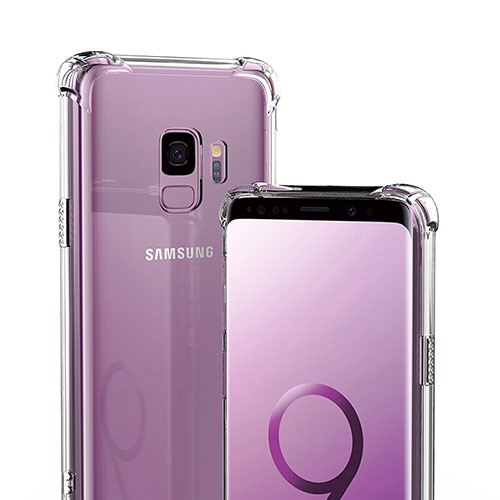 Ultra-thin Transparent TPU Soft Case T04 for Samsung Galaxy S9 Clear
