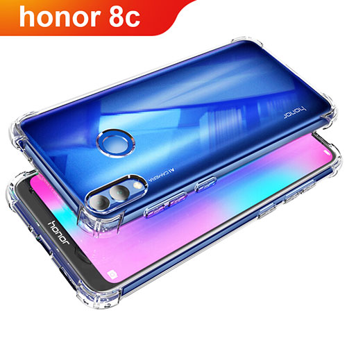 Ultra-thin Transparent TPU Soft Case T05 for Huawei Honor Play 8C Clear