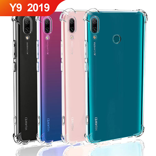 Ultra-thin Transparent TPU Soft Case T05 for Huawei Y9 (2019) Clear