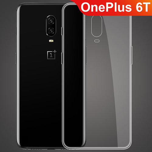 Ultra-thin Transparent TPU Soft Case T05 for OnePlus 6T Clear