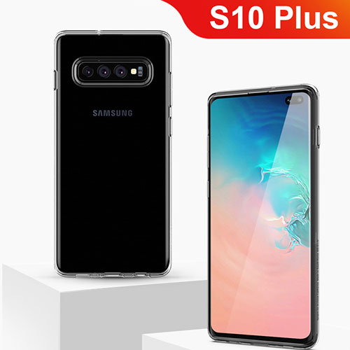 Ultra-thin Transparent TPU Soft Case T05 for Samsung Galaxy S10 Plus Clear