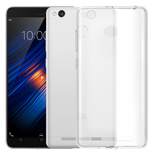 Ultra-thin Transparent TPU Soft Case T05 for Xiaomi Redmi 3 Pro Clear