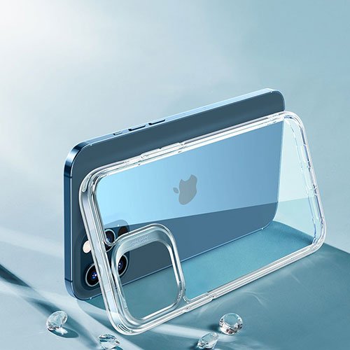 Ultra-thin Transparent TPU Soft Case T06 for Apple iPhone 12 Pro Clear
