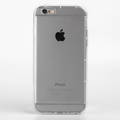 Ultra-thin Transparent TPU Soft Case T06 for Apple iPhone 6S Plus Clear