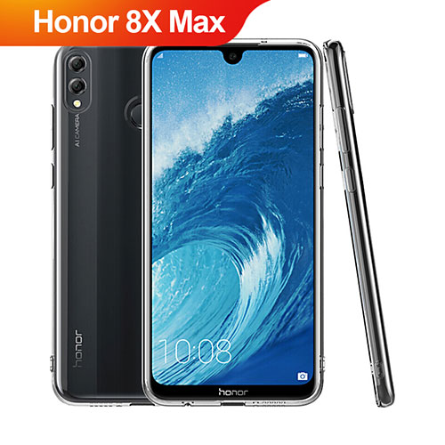 Ultra-thin Transparent TPU Soft Case T06 for Huawei Honor 8X Max Clear