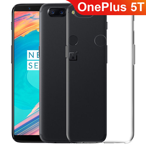 Ultra-thin Transparent TPU Soft Case T06 for OnePlus 5T A5010 Clear