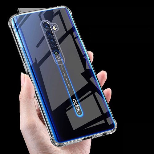 Ultra-thin Transparent TPU Soft Case T06 for Oppo Reno2 Clear