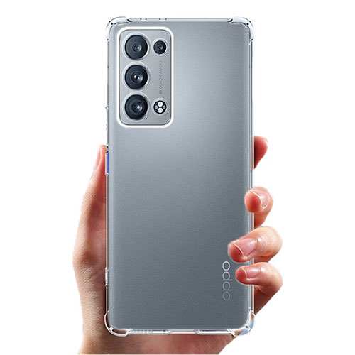 Ultra-thin Transparent TPU Soft Case T06 for Oppo Reno6 Pro+ Plus 5G Clear