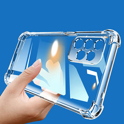 Ultra-thin Transparent TPU Soft Case T06 for Samsung Galaxy A72 5G Clear