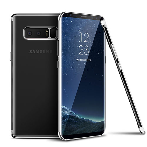 Ultra-thin Transparent TPU Soft Case T06 for Samsung Galaxy Note 8 Silver