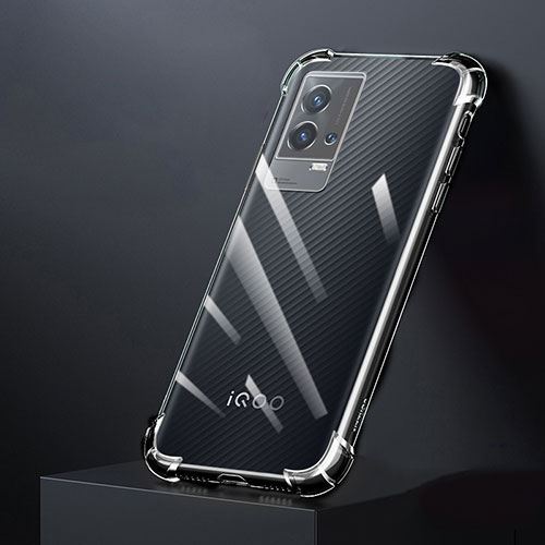 Ultra-thin Transparent TPU Soft Case T06 for Vivo iQOO 8 Pro 5G Clear