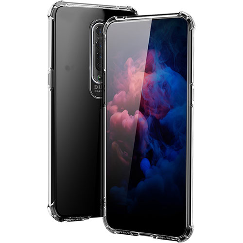 Ultra-thin Transparent TPU Soft Case T07 for Oppo Reno2 Clear