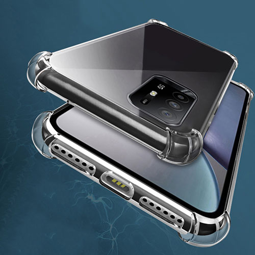Ultra-thin Transparent TPU Soft Case T07 for Oppo Reno5 Z 5G Clear
