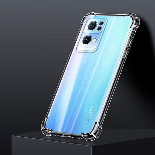 Ultra-thin Transparent TPU Soft Case T07 for Oppo Reno7 Pro 5G Clear