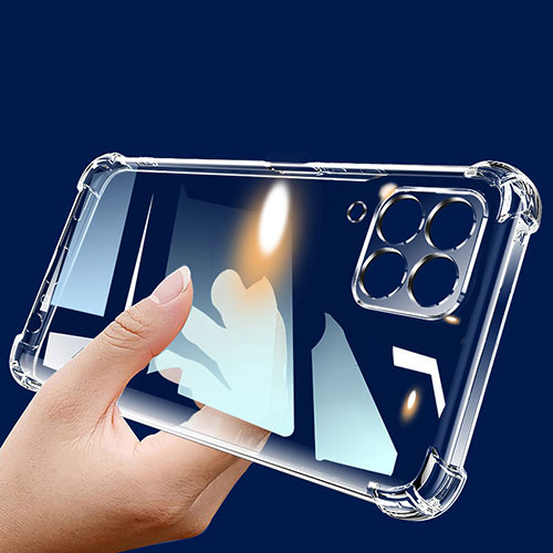 Ultra-thin Transparent TPU Soft Case T07 for Samsung Galaxy A12 Clear