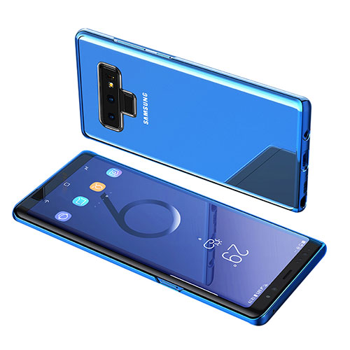 Ultra-thin Transparent TPU Soft Case T07 for Samsung Galaxy Note 9 Blue