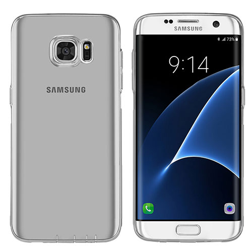 Ultra-thin Transparent TPU Soft Case T07 for Samsung Galaxy S7 Edge G935F Gray
