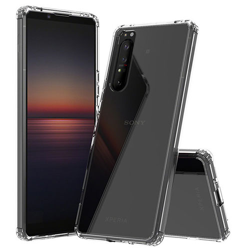 Ultra-thin Transparent TPU Soft Case T07 for Sony Xperia 1 III Clear