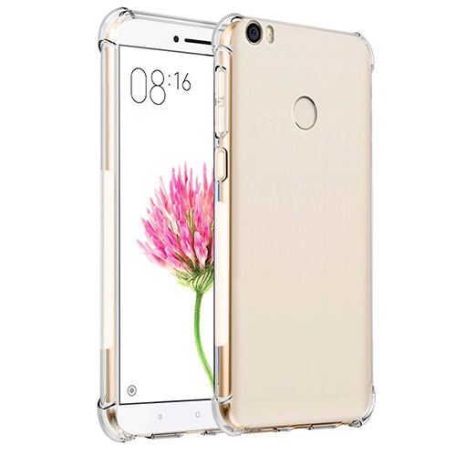 Ultra-thin Transparent TPU Soft Case T07 for Xiaomi Mi Max Clear