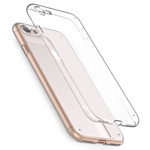 Ultra-thin Transparent TPU Soft Case T08 for Apple iPhone SE (2020) Clear