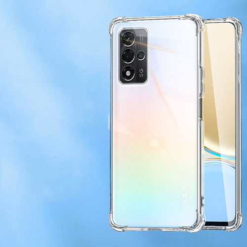 Ultra-thin Transparent TPU Soft Case T08 for Oppo A93s 5G Clear