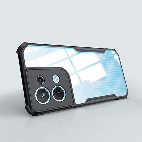 Ultra-thin Transparent TPU Soft Case T08 for Oppo Reno9 Pro 5G Black